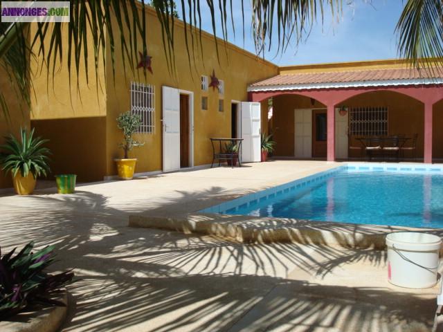 LOUE VILLA SENEGAL PISCINE WARANG NIANING