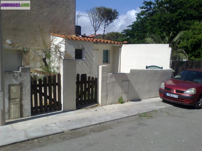 Loue saison T2 - 50M plage