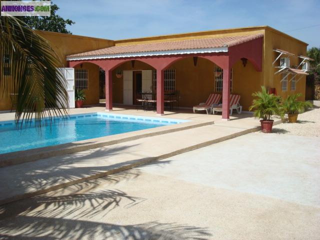 LOUE VILLA SENEGAL PISCINE WARANG NIANING