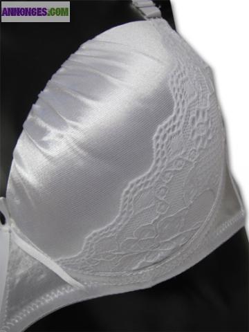 Ensemble soutien gorge tanga satin