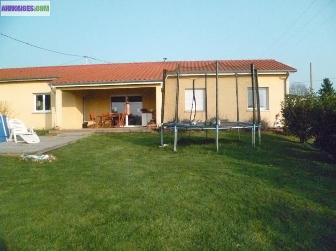 Maison plain pied 2007; Vue dégagée