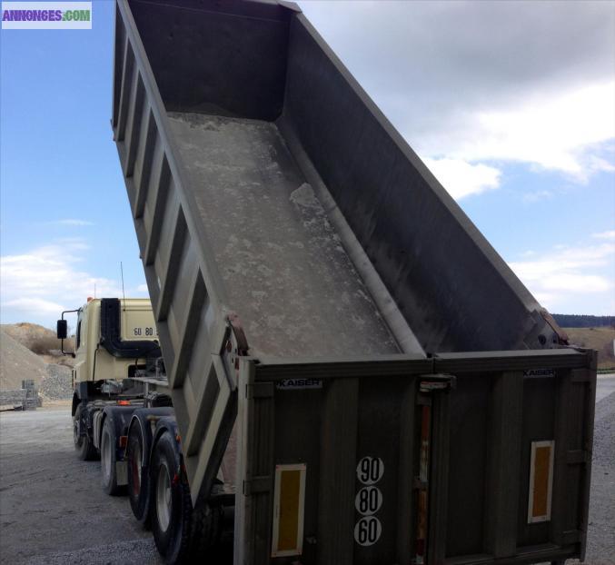 SR Semi Remorque Benne KAISER Série Spéciale