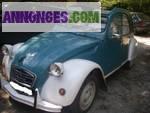 Voiture 2CV4 année 1974