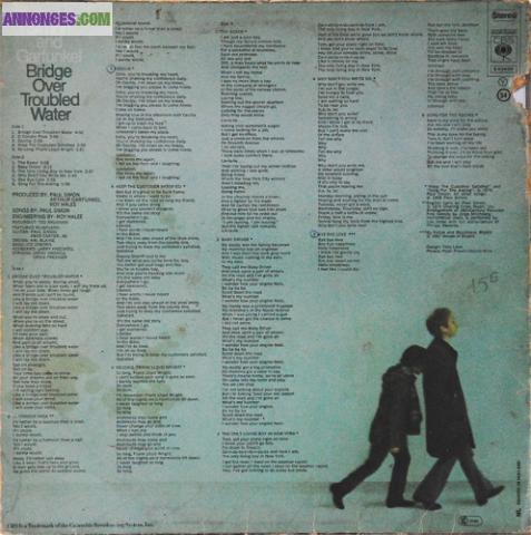 DISQUE VINYLE 33T SIMON AND GARFUNKEL