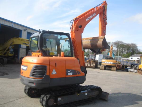 2008 Doosan DX55 mini pelle