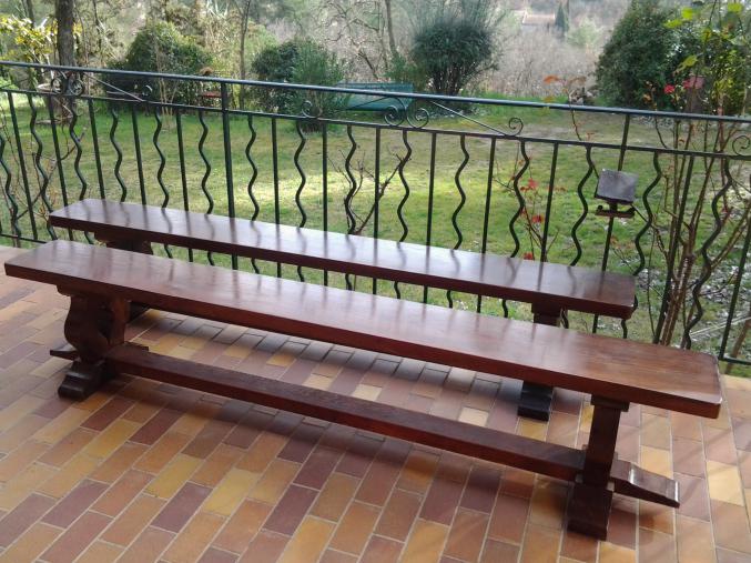 BANCS de MONASTERE en CHENE MASSIF