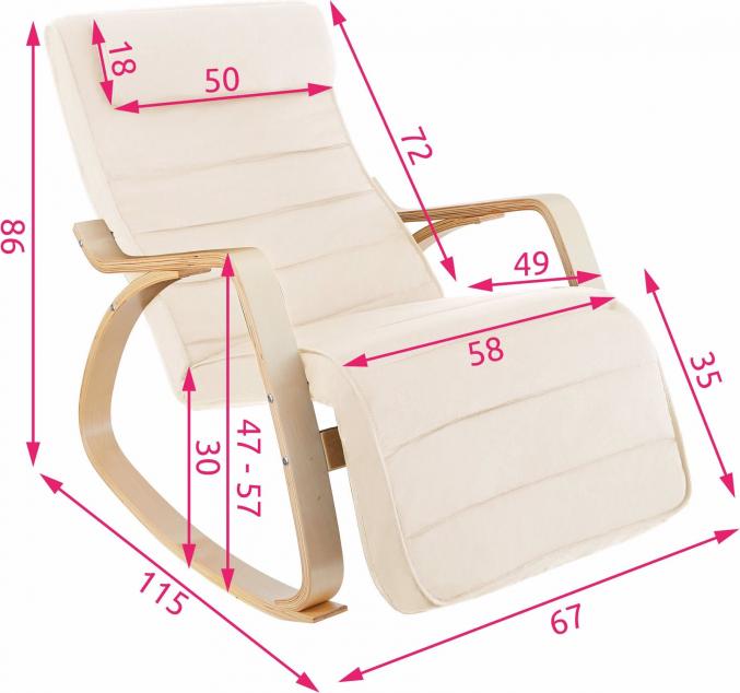 Accoudoir fauteuil a bascule