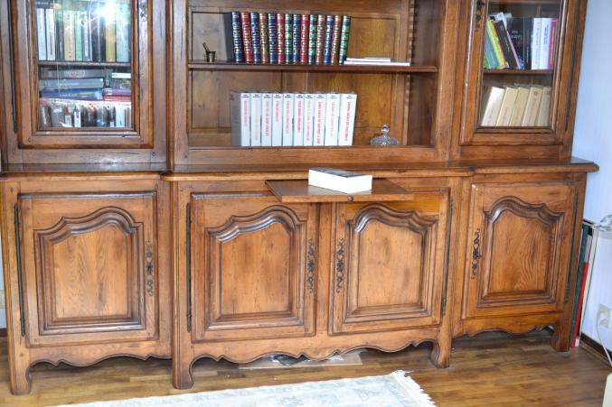 Bibliotheque chêne massif