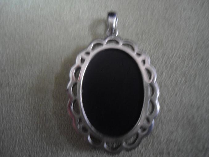 Beau camée argent massif