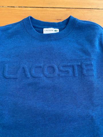 Sweat pull Lacoste bleu