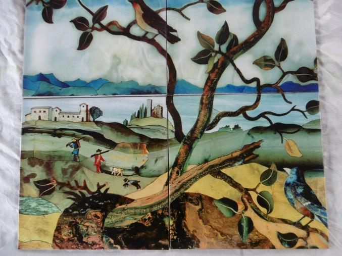 Fresque murale sur Ceramique