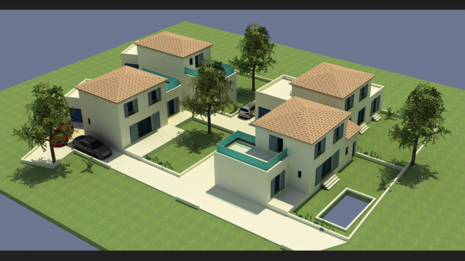 Villas 95m2 à 200m à pied du centre ville de l'isle/Sorgue