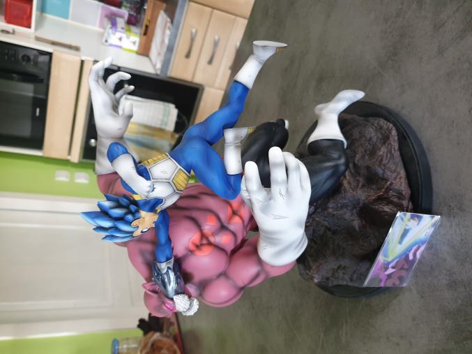 Figurine résine Vegeta vs Toppo