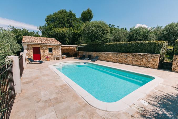 Mas 6 personnes piscine privée à Gordes Luberon Provence