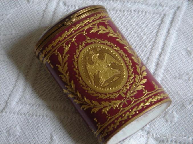 Tabatière Napoléon Ier. Manufacture de Sèvres