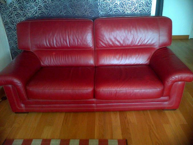 CANAPE ET CABRIOLET VERITABLE CUIR