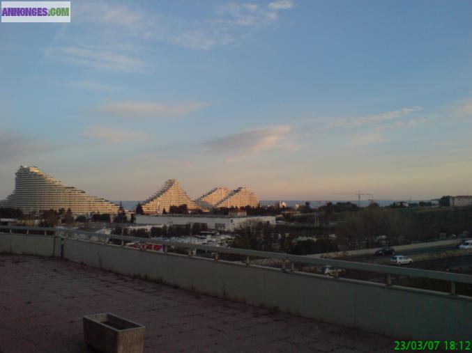 06 BUREAUX LOUER NICE 10 mn 250 M2 VUE MER PARKING