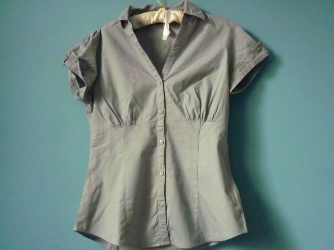 Chemise Mim 40 L femme gris TBE