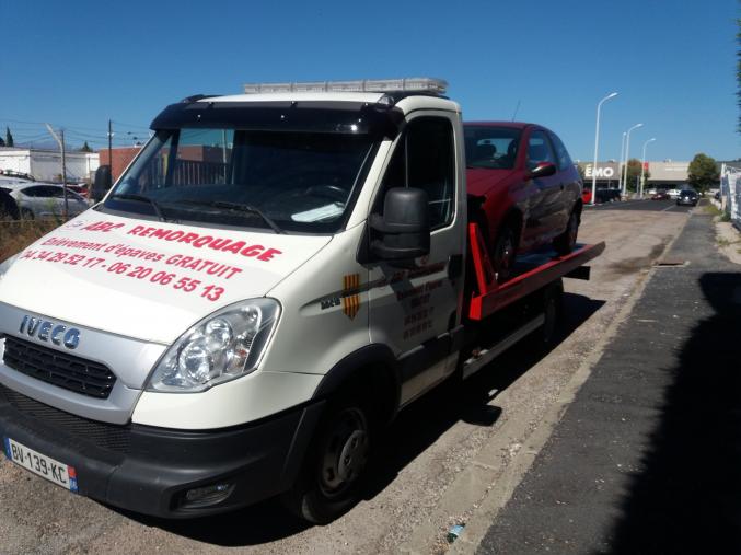 Enlevement d epave gratuit perpignan Abc remorquage