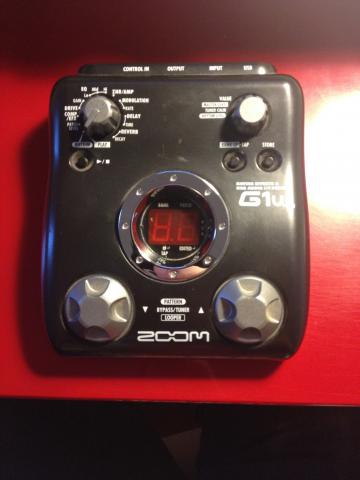 Pédale de guitare Zoom G1u.