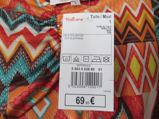 Robe été (imprimé tribal) Toscane