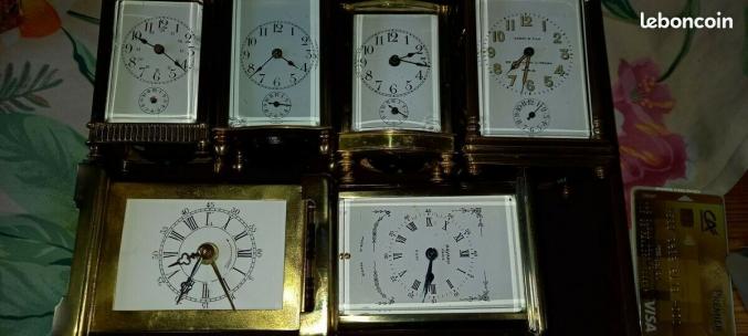 SIX PENDULETTES D'OFFICIER