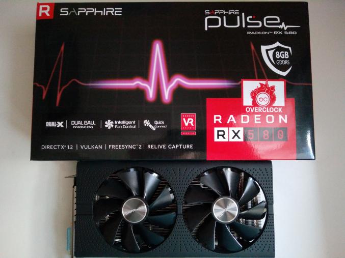 RADEON RX 580 8 GB Pulse OC - RX 480 en mieux