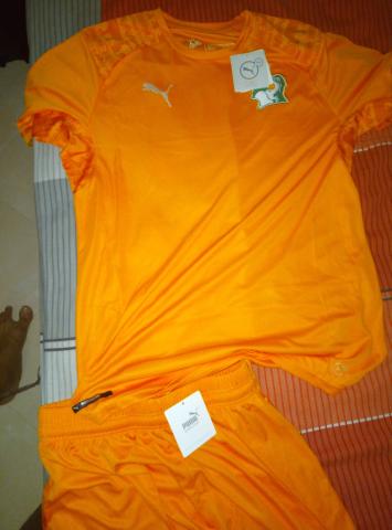 Maillot côté d'Ivoire + short