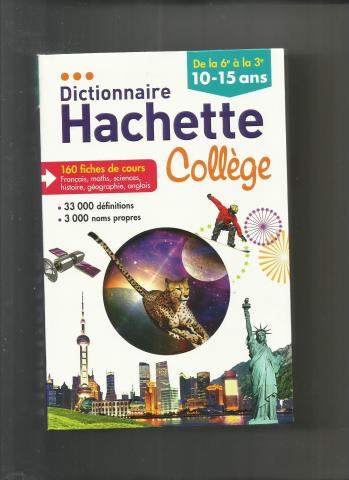 DICTIONNAIRE HACHETTE COLLEGE de la 6ème à la 3ème