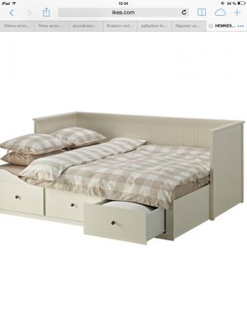 Lit Ikea blanc