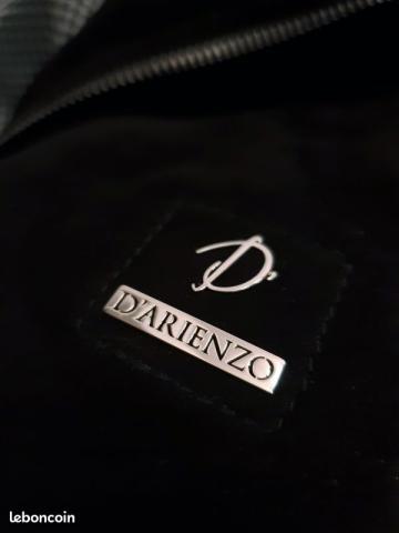 Veste en daim noir pour femme - D'ARIENZO