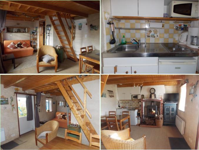 Chaleureux petit gite 2 personnes, Monts d'Arrée, jardinet clos