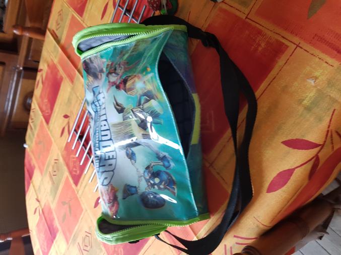 Deux jeux Nintendo Skylanders + lot de figurines