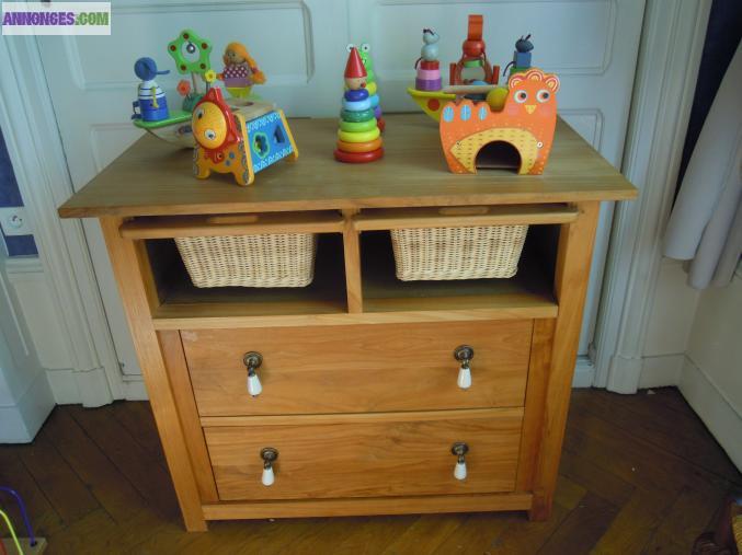 CHAMBRE BEBE COMPLETE EN BOIS DE CHEZ NATALYS