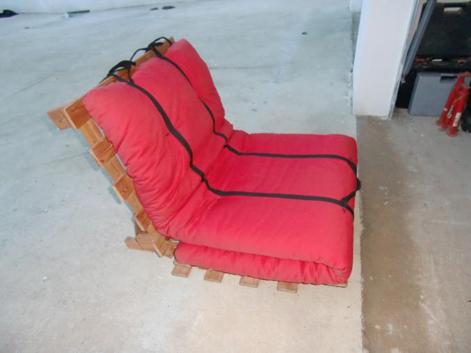 Fauteuil futon 1 place convertible