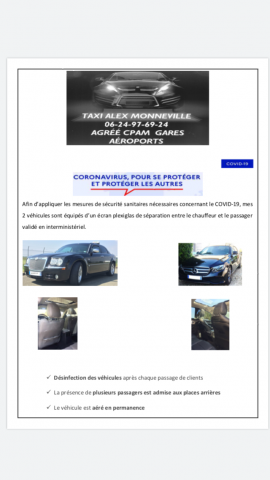Taxi Monneville Alex 0624976924