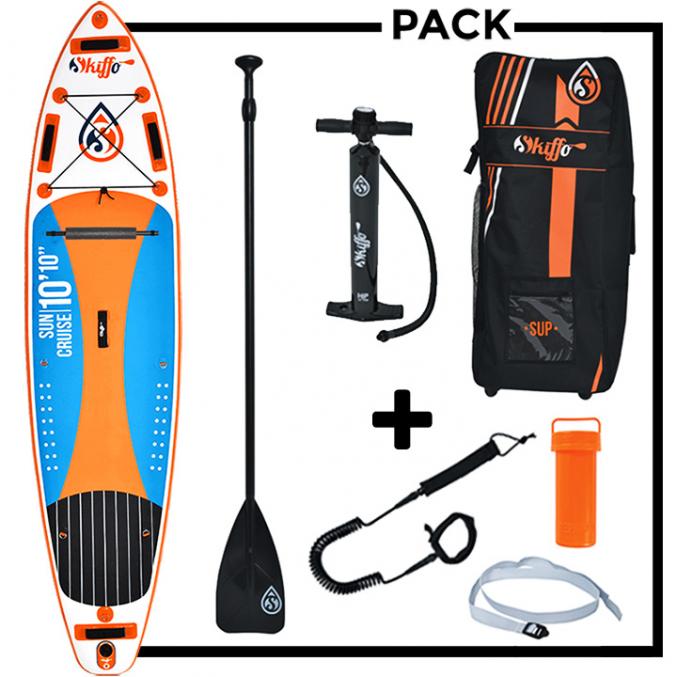 Paddle skiffo gonflable