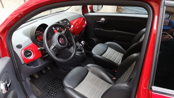 Location à Metz Gare, Fiat 500