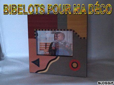 Cadre photo pour chambre d'enfant.