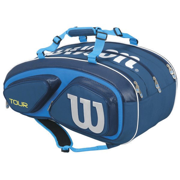 SAC DE TENNIS WILSON TOUR V 15 bleu