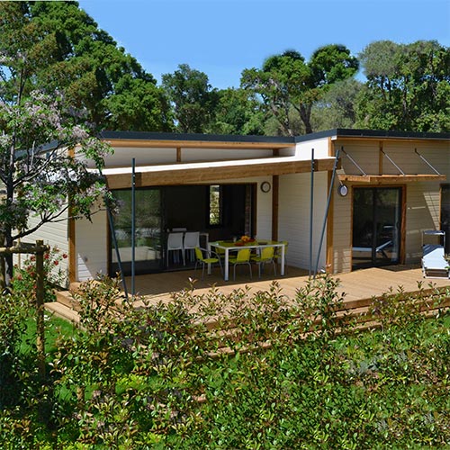 CHALET 45m² + PARCELLE 265m² + ABRI DE JARDIN 4m²