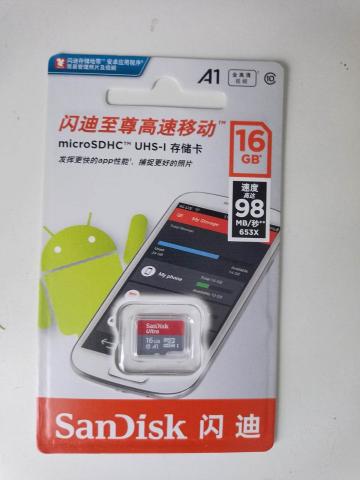 Carte memoire microsd 16GO marque SanDisk