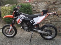 Ktm exc 125 enduro equipée supermotard