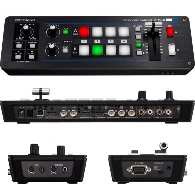 Roland V1sdi. Video Switcher HD x 4 canal