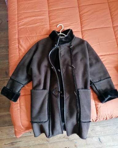 Manteau Femme en peau retourné