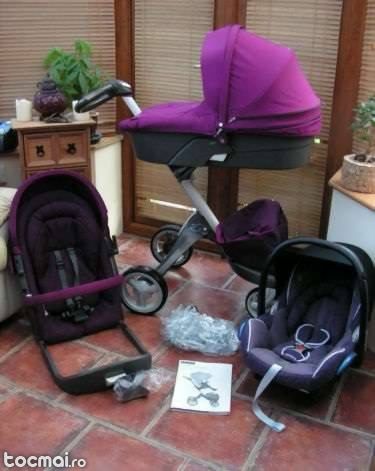 NOUVEAU stokke xplory v4 poussette de bébé avec les accessoires complets