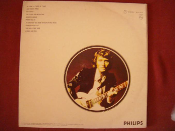 Disque vinyl 33 tours "Je t'aime,je t'aime,je t'aime" de J. HALLYDAY