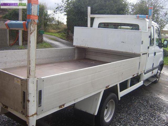 Camion Benne plateau Renault Mascott double cabine