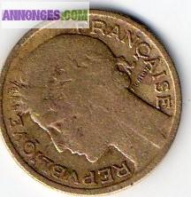 50 centimes 1947 bronze