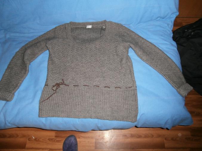 Pull habillé laine et acrylique